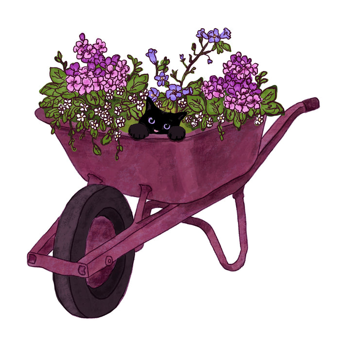 Petal Cart Sticker